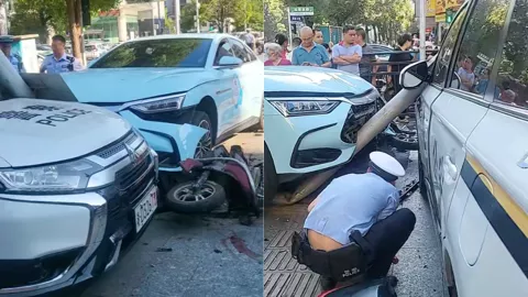 衡阳红湘路车祸