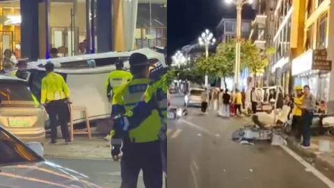 大理滨海大道车祸