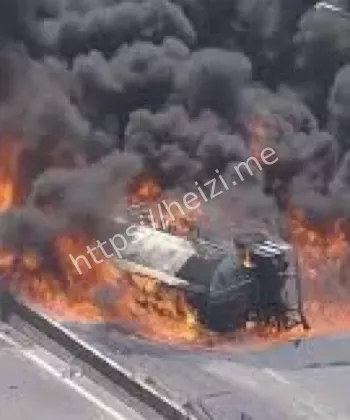 娄星区G234油罐车事故