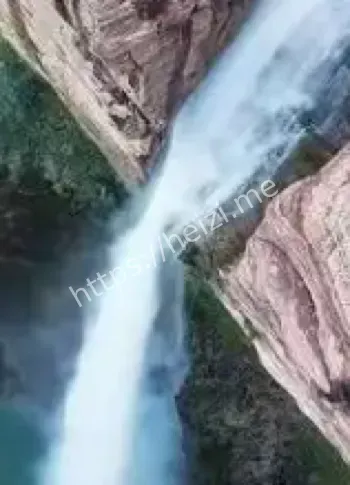 辉县老龙口瀑布安全隐患