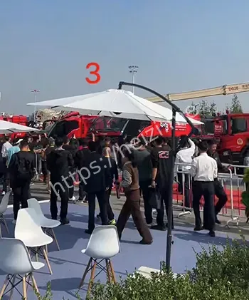 举高车云梯砸落