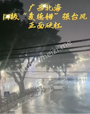 气象站玻璃击碎