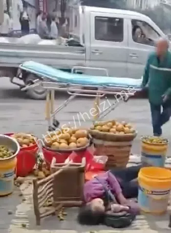 利川恩施大道撞人现场图