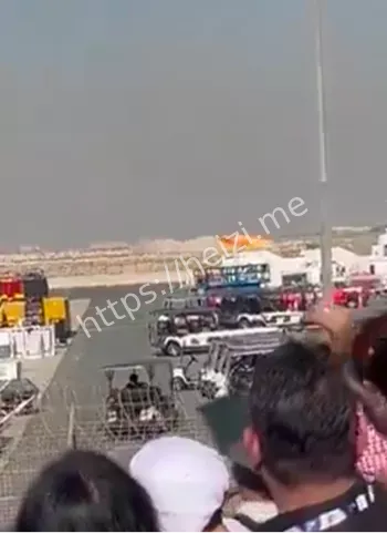 迪拜航展印度战机爆炸