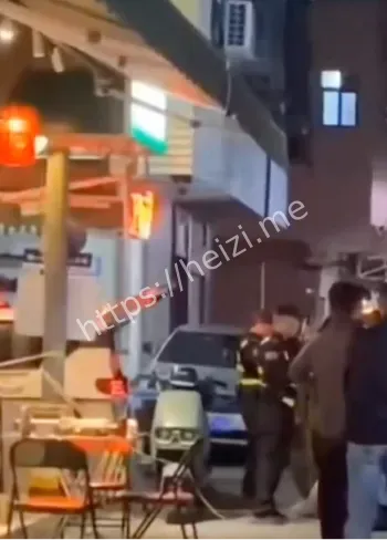 广西商家砍外卖小哥监控