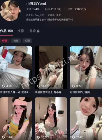 抖音小苏菲YomiAI脱衣