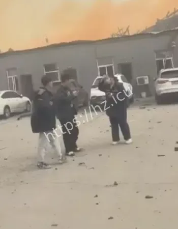 化工硝化车间炸响