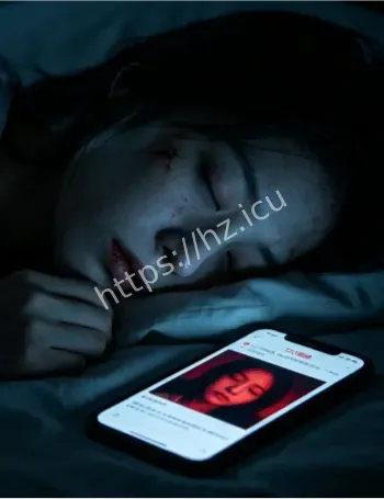 手机鬼拍自己睡觉