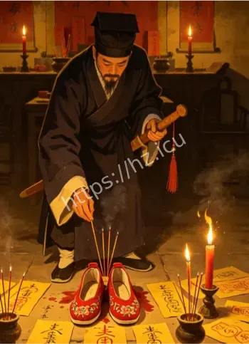 穿绣花鞋遭厄运