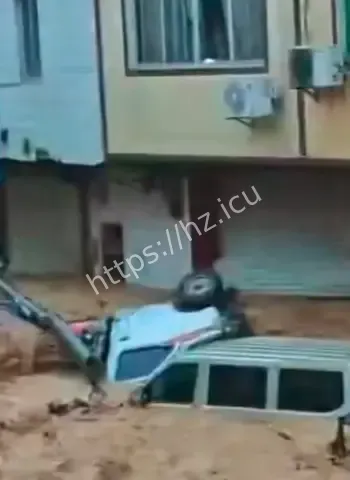 横州六蓝水库溃坝惨状